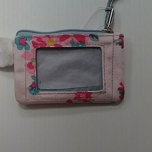 Vera Bradley zip I'd case